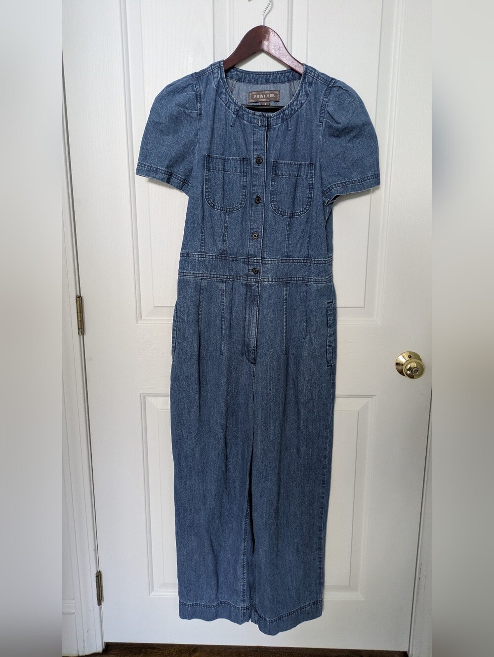 J Crew's sold out Point Sur Patch-pocket utility jumpsuit, Sz 4.